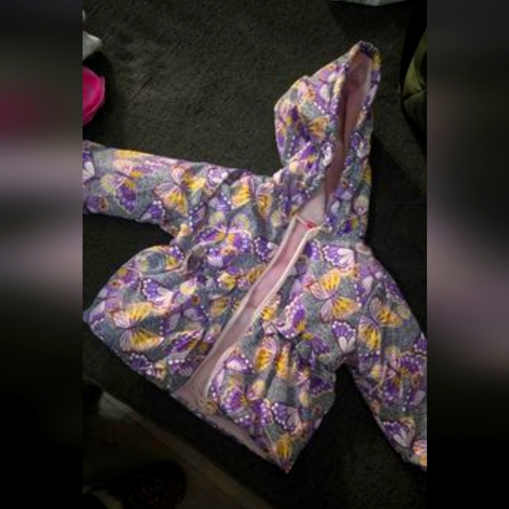 Toddler fleece lined coat